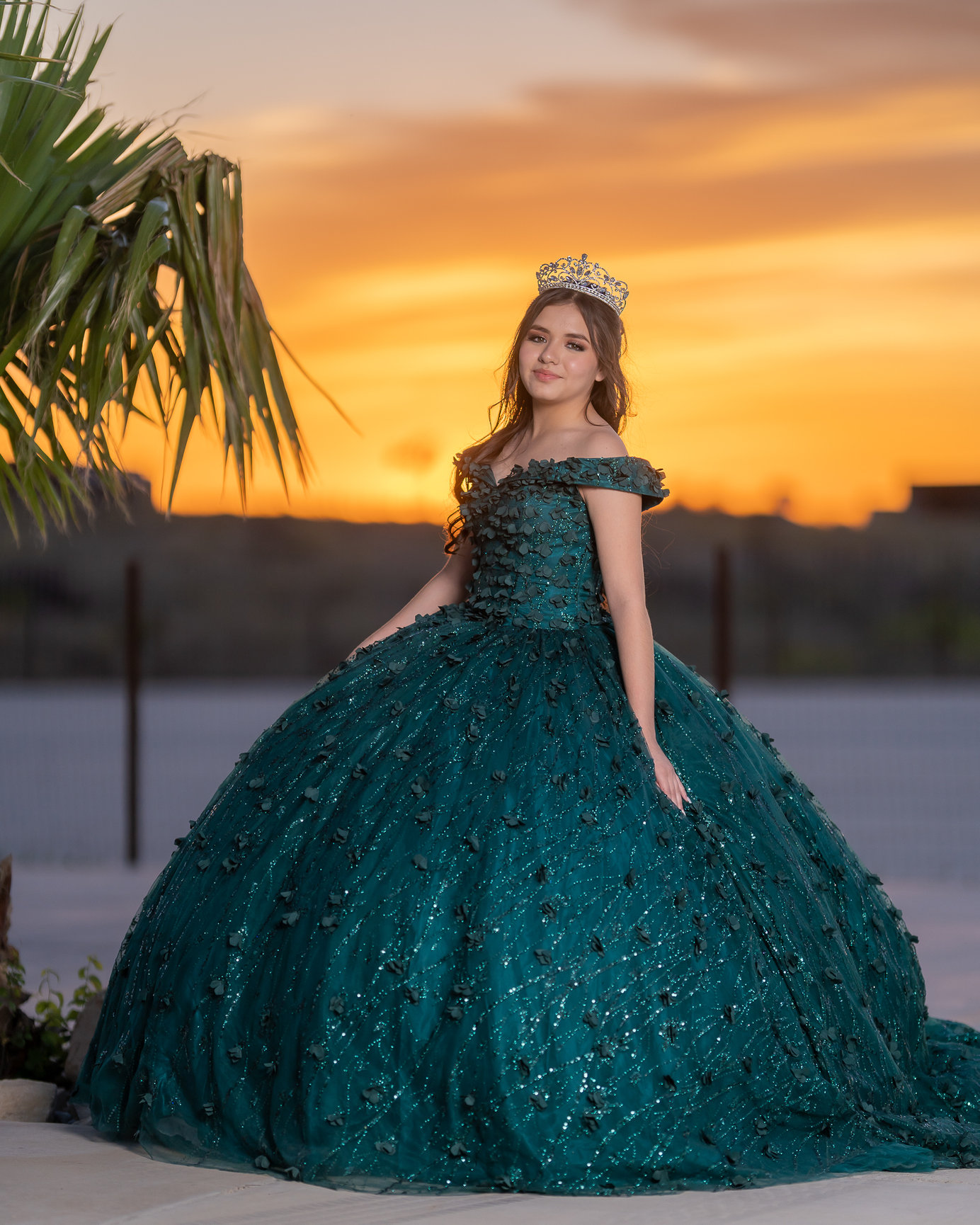 Quinceañera portrait by Auden B. Cabello
