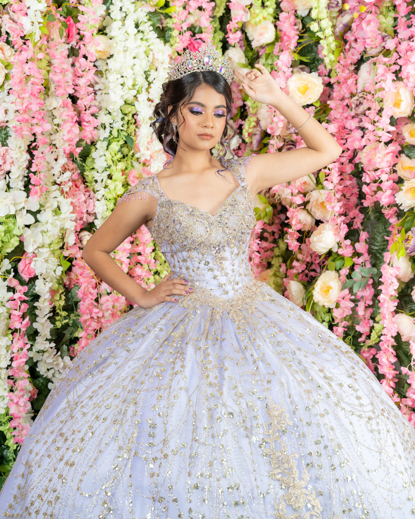 Quinceañera portrait by Auden B. Cabello