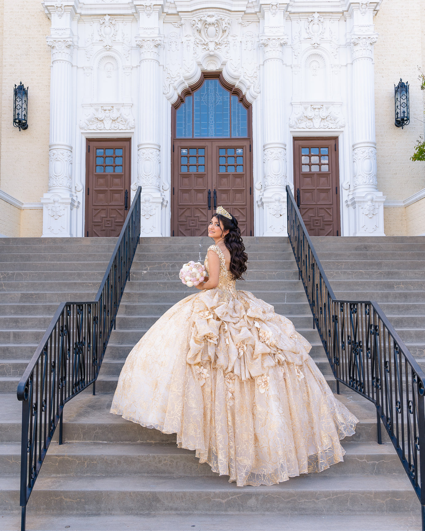 Quinceañera portrait by Auden B. Cabello