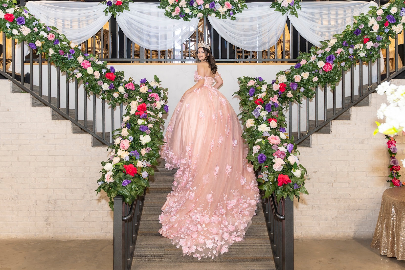 Quinceañera portrait by Auden B. Cabello
