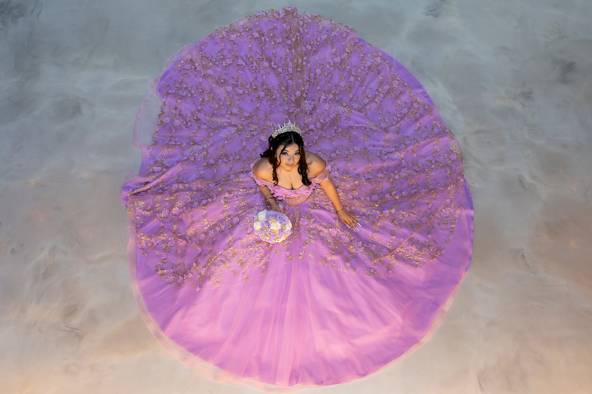 Quinceañera portrait by Auden B. Cabello