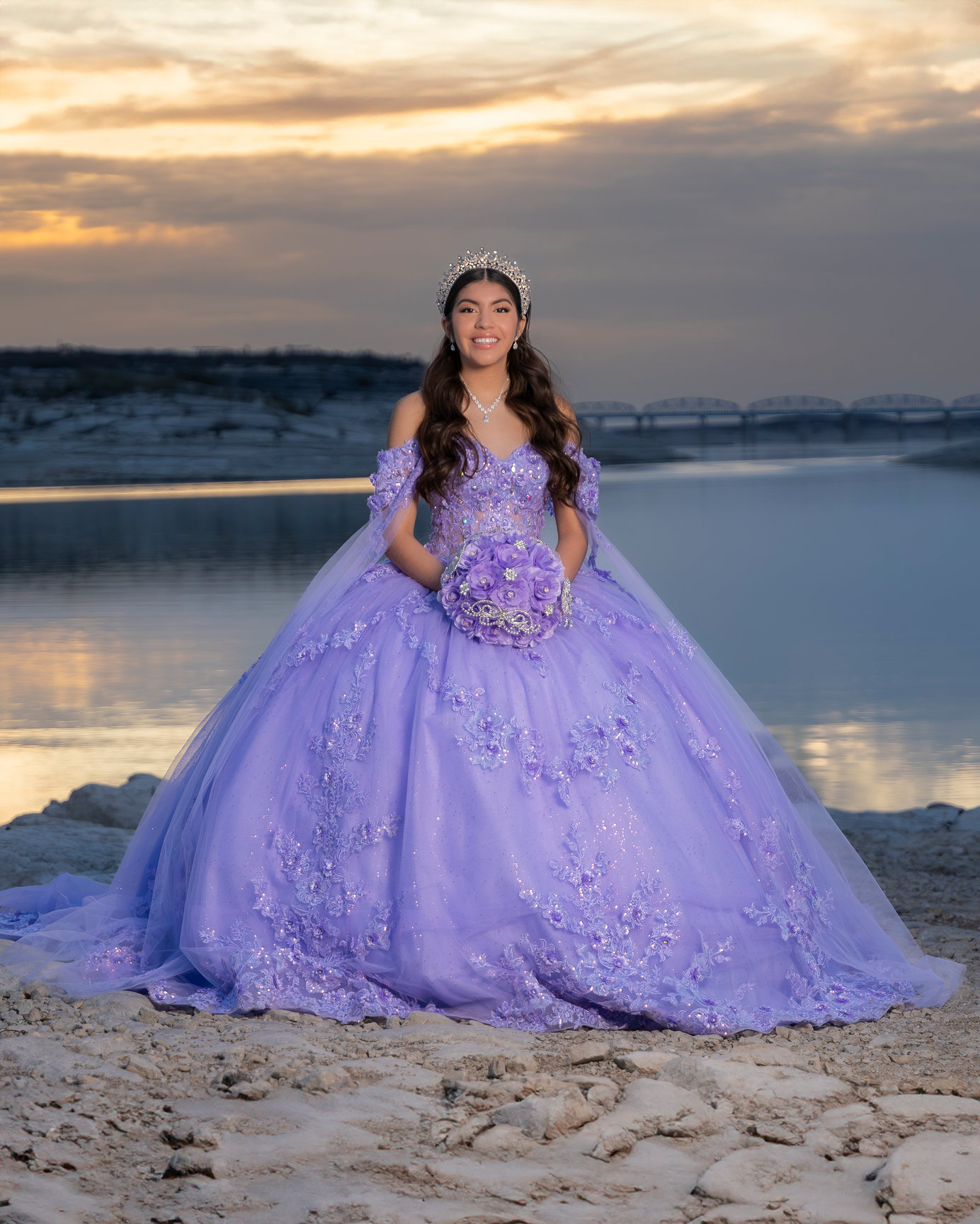 Quinceañera portrait by Auden B. Cabello