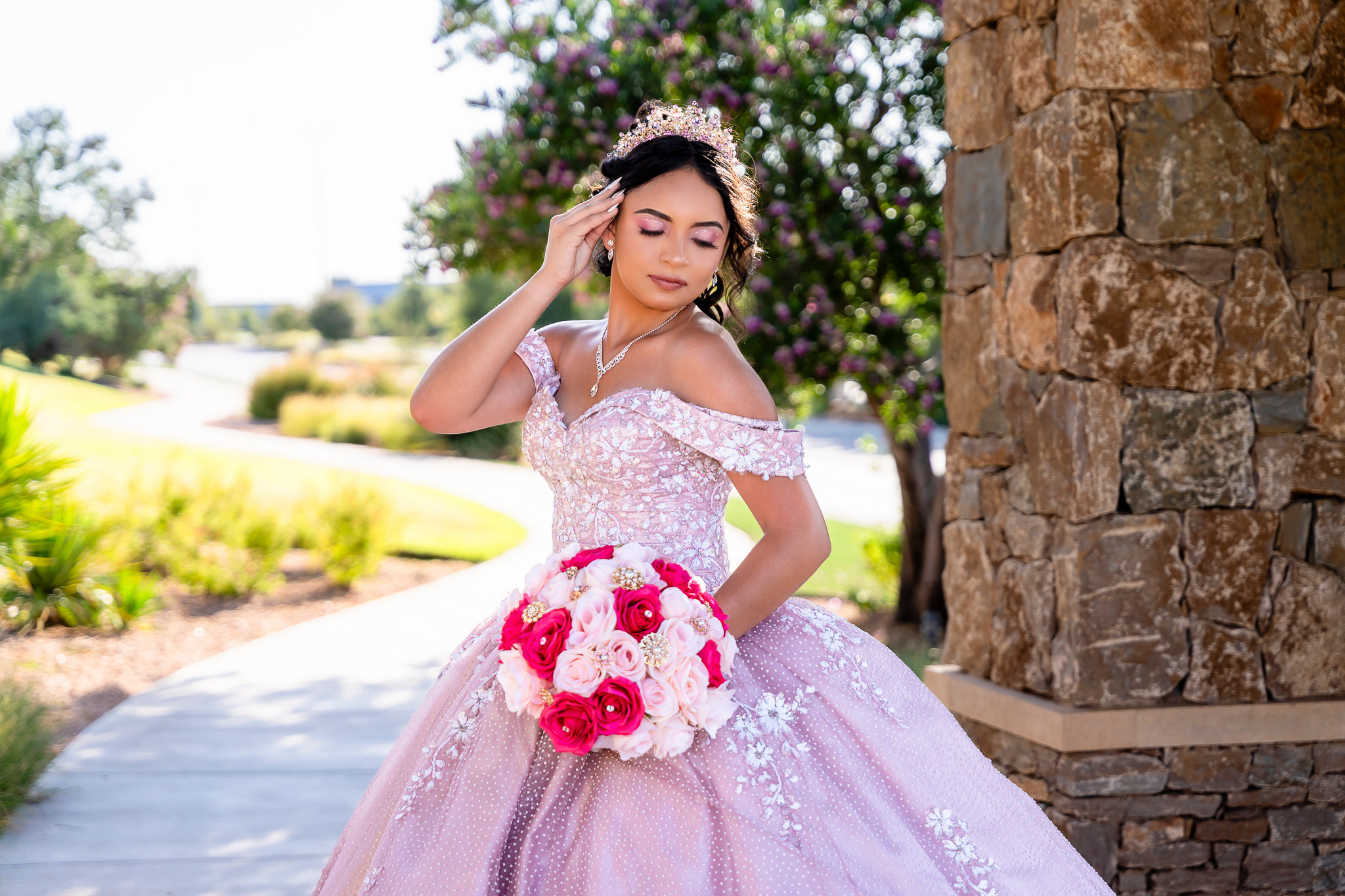 Quinceañera portrait by Auden B. Cabello