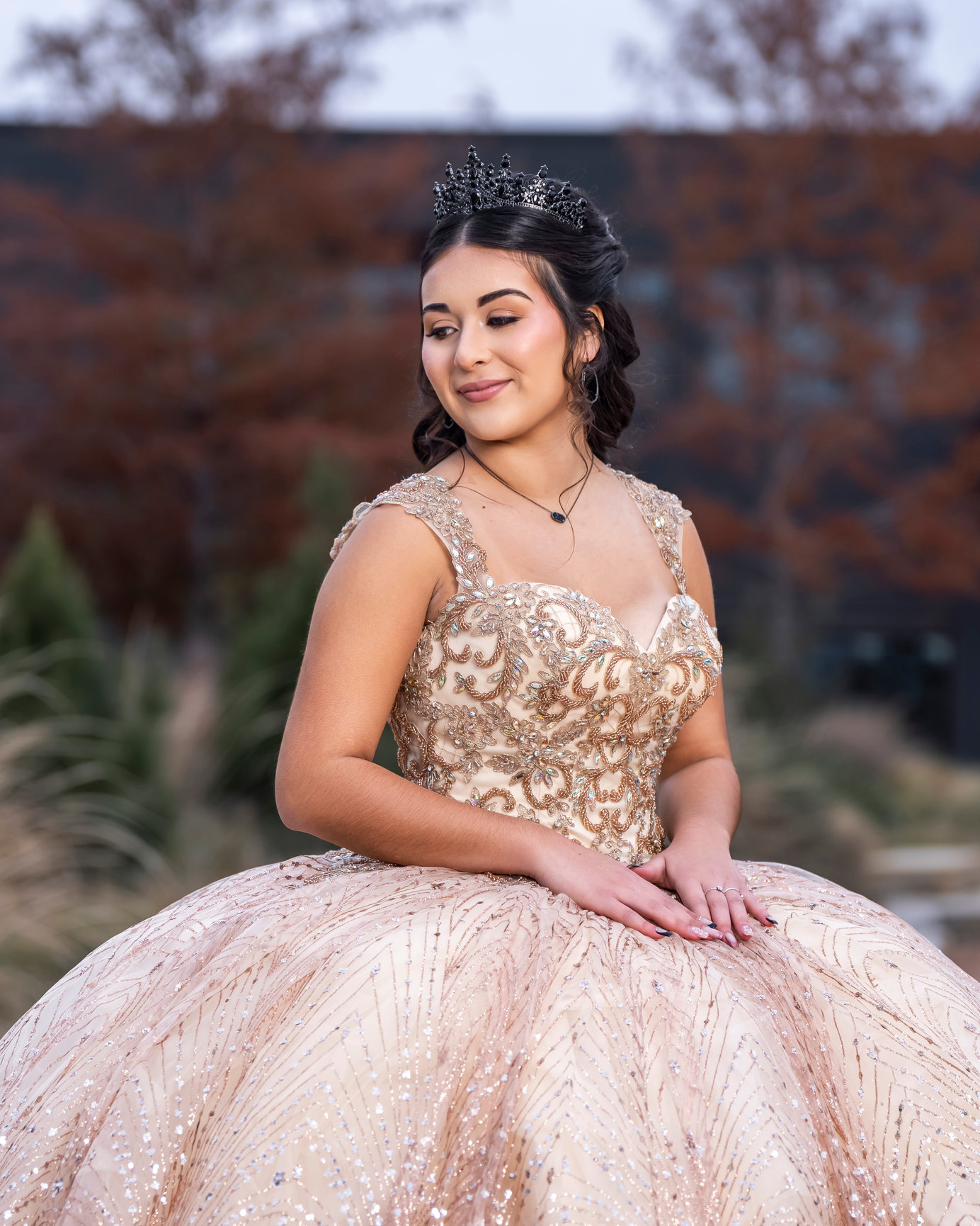 Quinceañera portrait by Auden B. Cabello