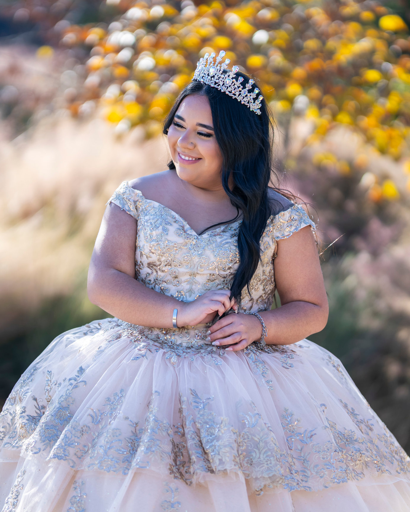 Quinceañera portrait by Auden B. Cabello