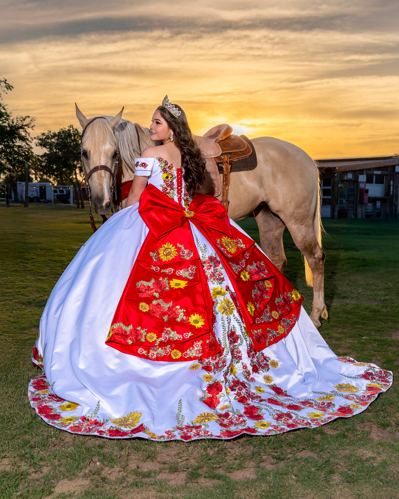 Quinceañera portrait by Auden B. Cabello