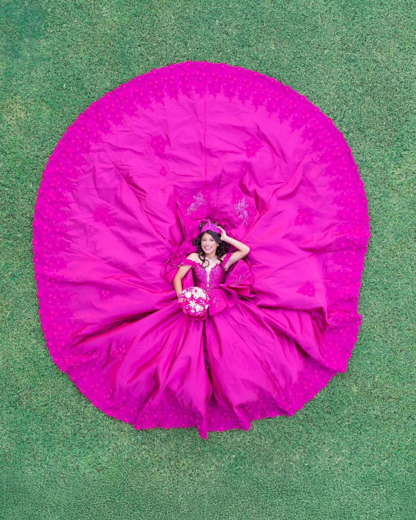 Quinceañera portrait by Auden B. Cabello